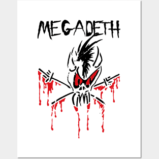 megadeth metal forever Posters and Art